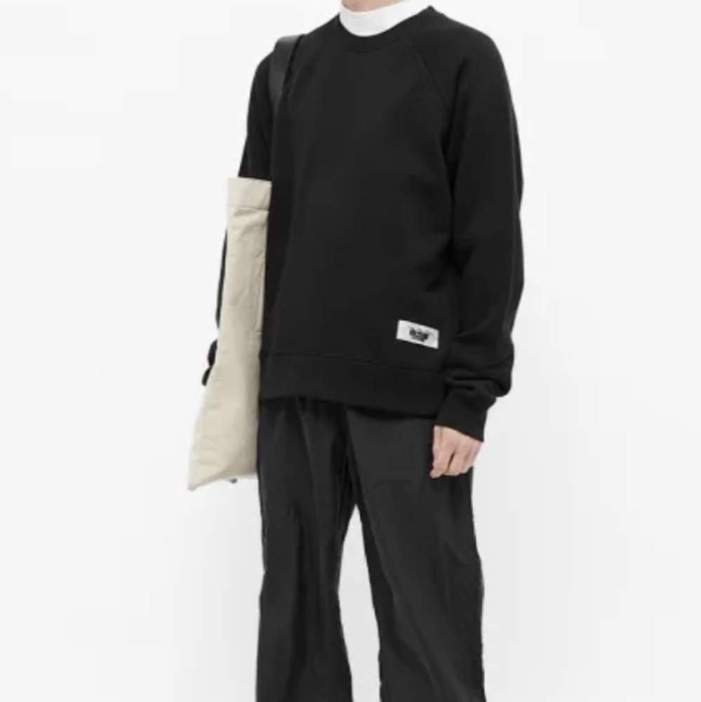 ACNE STUDIO Finick Inverse Label Crew Sweat